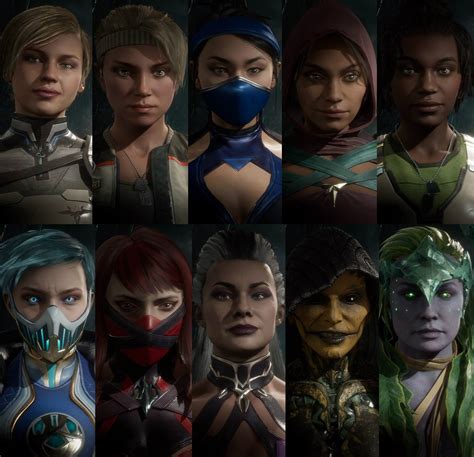 mk9 female characters.